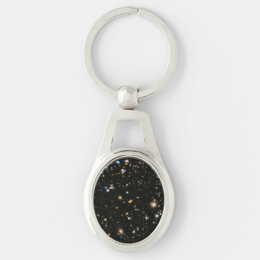 NASA Hubble Ultra Deep Field sterrenstelsels Sleutelhanger (Voorkant)
