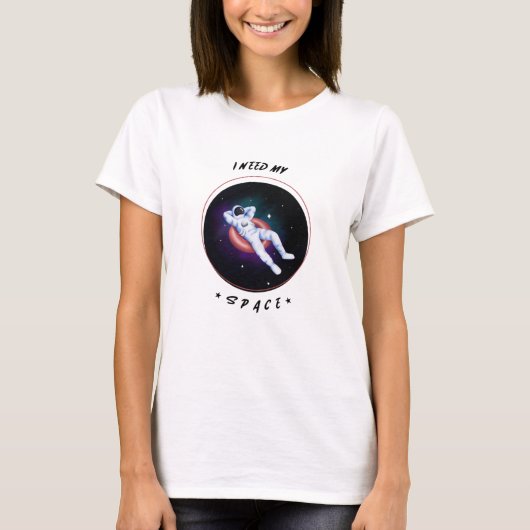 Nasa, ik heb mijn T-shirt voor de ruimte nodig (Voorkant)