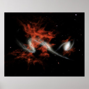 NASA in het hart van de lobs Poster