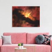 NASA Infrarood Planet Formating Disk Canvas Afdruk (Insitu (Woonkamer))