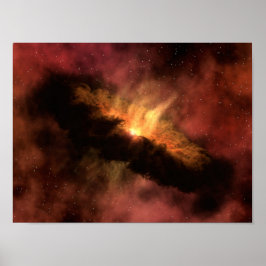 NASA Infrarood Planet Formating Disk Poster