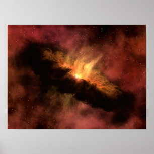 NASA Infrarood Planet Formating Disk Poster