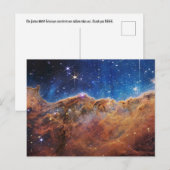 NASA James Webb Afbeelding Poster Briefkaart (Voorkant / Achterkant)