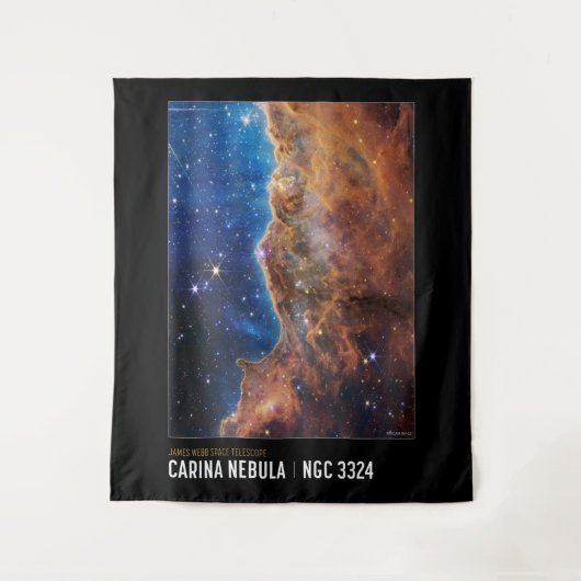 NASA James Webb Cosmic Cliffs Space Wandkleed (Voorkant)