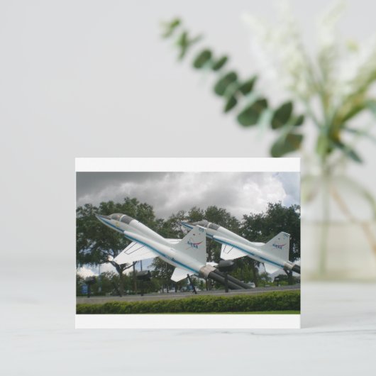 NASA Jets Briefkaart (Staand voorkant)