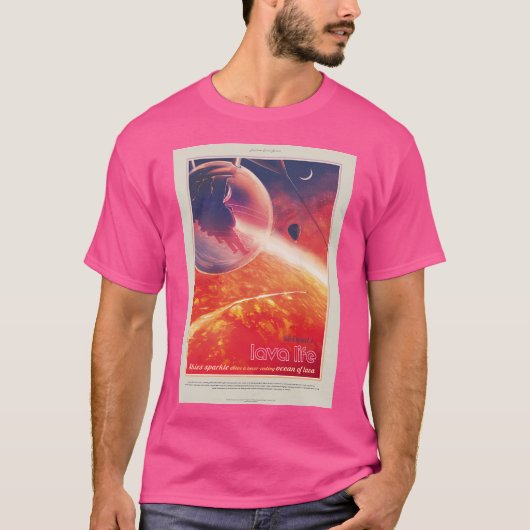 NASA JPL Exoplanet Travel Bureau 55 Cancri E (8K R T-shirt (Voorkant)