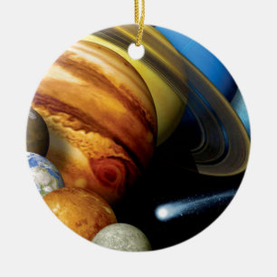 NASA JPL Zonnestelsel Planeten Montage Ruimtefoto' Keramisch Ornament