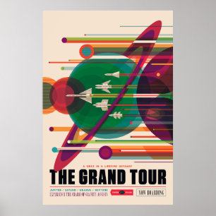 NASA/JPLS's Retro Space Poster