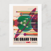 NASA/JPLS's Retro Space Poster Briefkaart (Voorkant)