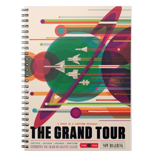 NASA/JPLS's Retro Space Poster Notitieboek (Voorkant)