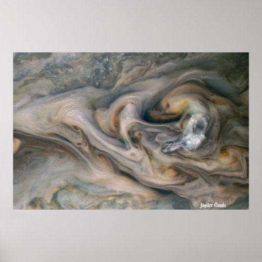 NASA / Juno / Jupiter / Clouds / Poster (Voorkant)