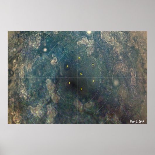 NASA / Juno / Jupiter / Nov. 3, 2019 / Poster (Voorkant)