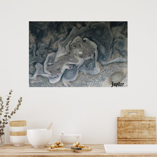NASA / Juno / Jupiter / Poster (Keuken)