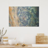 NASA / Juno / Jupiter / Storm wolken / Poster (Keuken)