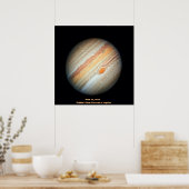 NASA / Jupiter / Hubble's nieuwe portret van Jupit Poster (Keuken)