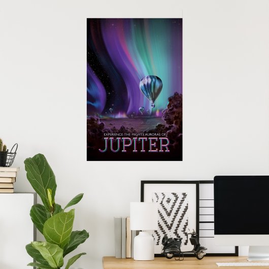 Nasa/Jupiter/Reizen Poster (Thuiskantoor)