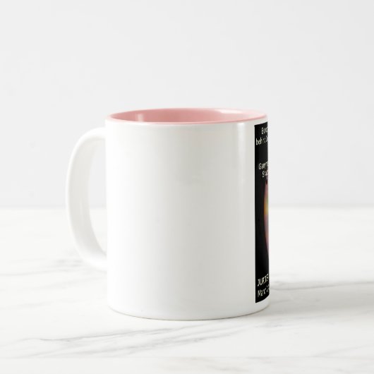 NASA Jupiter Triple Eclipse Tweekleurige Koffiemok (Voorkant links)