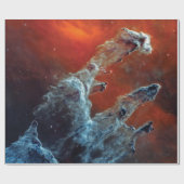 NASA JWST Pilaren van de Schepping Midden Infraroo Cadeaupapier (Vlak)