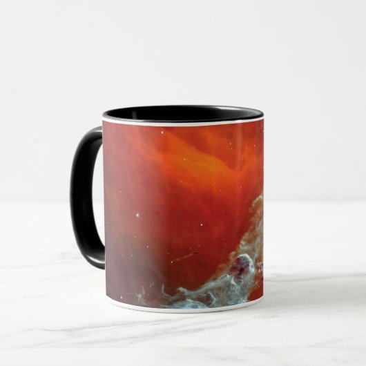 NASA JWST Pillars van Creation Mid Infrarood Mok (Voorkant links)