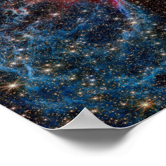 NASA JWST Red Spider Nebula Photo Poster (Hoek)