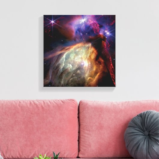 NASA JWST Rho Ophiuchi Star Forming Region Canvas Afdruk (Insitu (Woonkamer))
