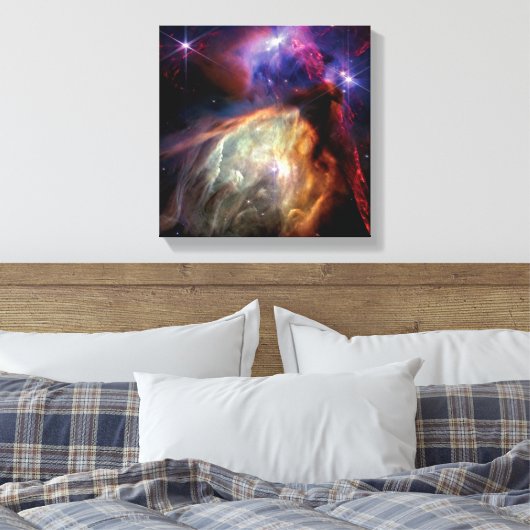 NASA JWST Rho Ophiuchi Star Forming Region Canvas Afdruk (Insitu (Slaapkamer))