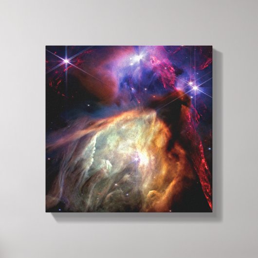 NASA JWST Rho Ophiuchi Star Forming Region Canvas Afdruk (Voorkant)