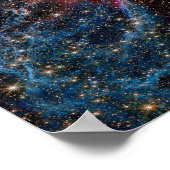 NASA JWST Rode Spinnennevel Foto Poster (Hoek)
