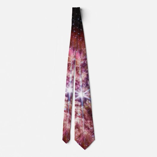 NASA JWST Wolf-Rayet Star WR 124 Stropdas (Achterkant)