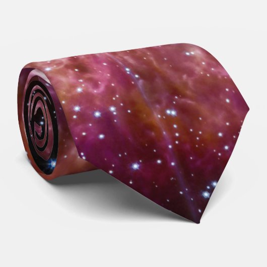 NASA JWST Wolf-Rayet Star WR 124-Stropdas Stropdas (Opgerold)