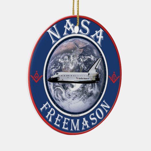 NASA KERAMISCH ORNAMENT (Rechts)
