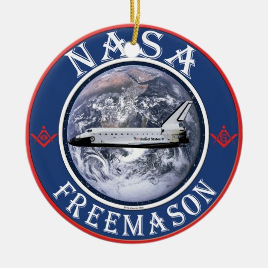 NASA KERAMISCH ORNAMENT (Voorkant)