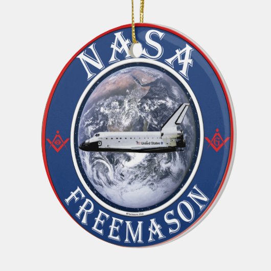 NASA KERAMISCH ORNAMENT (Links)
