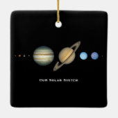 NASA - Kerstmis voor zonnescherm voor zonnecentral Keramisch Ornament (Achterkant)