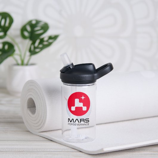 NASA Kinder Mars Perseverance Rover Logo 14 oz Waterfles (Yoga (Gedraaid) )