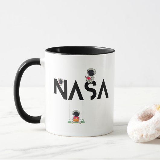 Nasa koffie mok (Met donut)