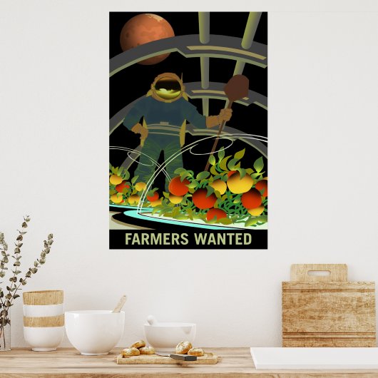 NASA / Landbouwers Gezochte / Poster (Keuken)