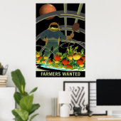 NASA / Landbouwers Gezochte / Poster (Thuiskantoor)