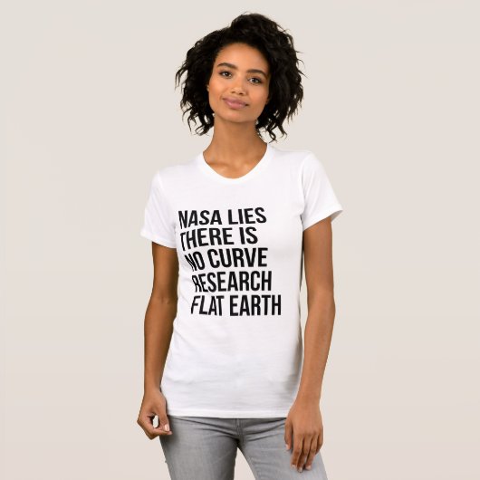 NASA Lies T-shirt (Voorkant volledig)
