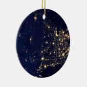 Nasa Lights uit Space USA Keramisch Ornament (Rechts)