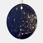 Nasa Lights uit Space USA Keramisch Ornament (Links)
