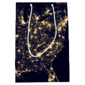 Nasa Lights uit Space USA Medium Cadeauzakje (Voorkant)