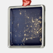 Nasa Lights uit Space USA Metalen Ornament (Links)