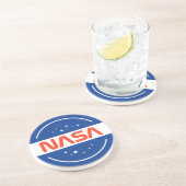 NASA-logo kunst Zandsteen Onderzetter (Zijkant)