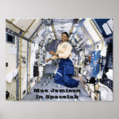 NASA Mae Jemison in Spacelab Poster (Voorkant)