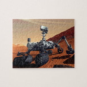 NASA Mars Curiosity Rover Kunstenaarsconcept Legpuzzel