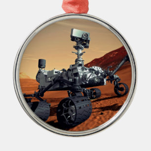 NASA Mars Curiosity Rover Kunstenaarsconcept Metalen Ornament