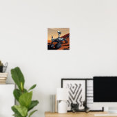 NASA Mars Curiosity Rover Kunstenaarsconcept Poster (Thuiskantoor)
