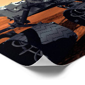 NASA Mars Curiosity Rover Kunstenaarsconcept Poster (Hoek)