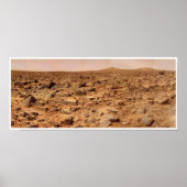 NASA Mars Landscape Twin Peaks Poster (Voorkant)